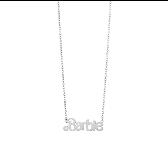 Barbie Necklace (your choice of gold-tone or silver-tone) - Picture 3 of 3